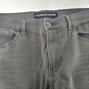 Express Grey jeans, Size 10 R, extreme stretch
